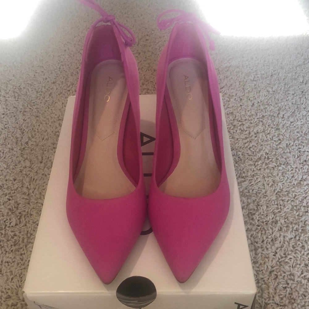 Aldo Kassii Hot Pink Stilettos